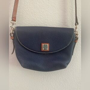 Dooney & Bourke Pebble Grain Leather Crossbody Blue Bag